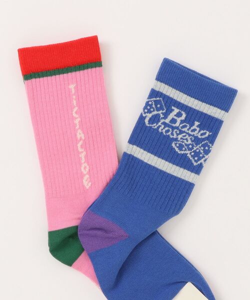 BOBO CHOSES（ボボショーズ）の「Tic Tac Toe short socks pack（ソックス/靴下・レディース・マルチ・35-37/38-40/41-43）」の2枚目の写真