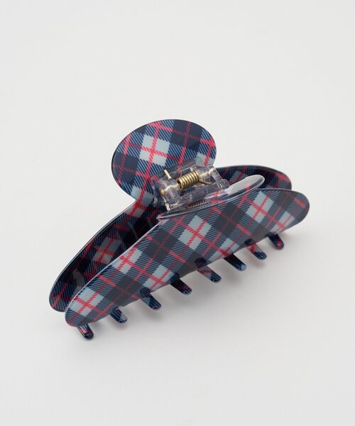 CIAOPANIC(チャオパニック)の「チェックヘアクリップ(バレッタ/ヘアクリップ・レディース・ベージュ/ネイビー/レッド・FREE)」の7枚目の写真