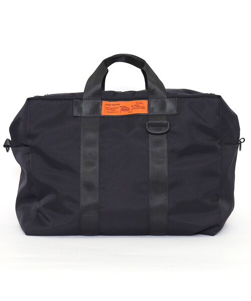COOCO(クーコ)の「【ORANGE TAGシリーズ】 撥水ナイロンボストンバッグ/A4対応(ボストンバッグ・レディース・キャメル/ブラック/ライトベージュ・FREE)」の7枚目の写真