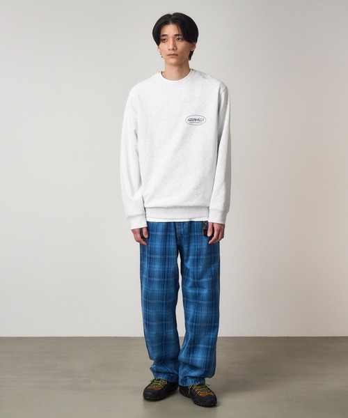 Gramicci(グラミチ)の「ORIGINAL FREEDOM SWEATSHIRT|オリジナルフリーダムスウェットシャツ(スウェット・メンズ・ダークブラウン系/オレンジ/ヘザーグレー・XL/XXL/S/M/L)」の6枚目の写真