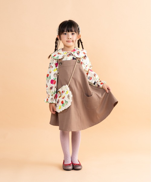 ねこポケットジャンスカ（ジャンパースカート）｜nino（ニノ）の