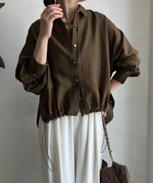 DouDou | 襟付シアースピンドルブラウス(シャツ/ブラウス)