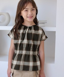ROPE' PICNIC（ロペピクニック）の「【KIDS/キッズ】チェックシャーリングシャツ/リンクコーデ（シャツ/ブラウス・キッズ）」