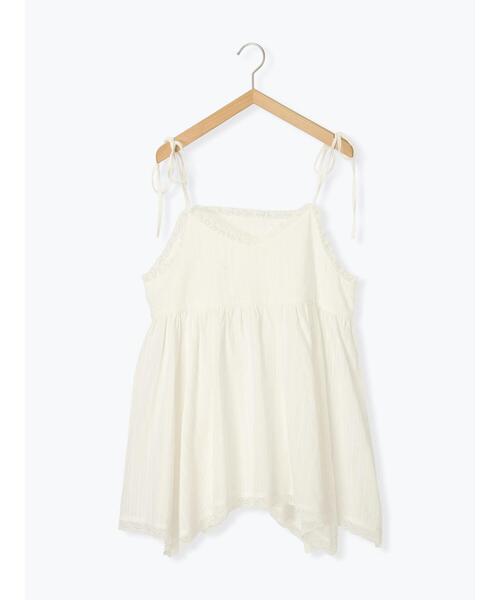 ehka sopo(エヘカソポ)の「前後2WAYイレヘムキャミチュニック(チュニック・レディース・オフホワイト/ブラック/キナリ・F)」の12枚目の写真