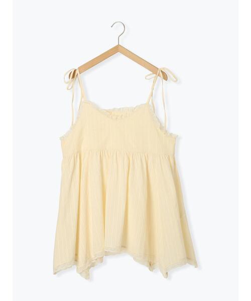 ehka sopo(エヘカソポ)の「前後2WAYイレヘムキャミチュニック(チュニック・レディース・オフホワイト/ブラック/キナリ・F)」の13枚目の写真