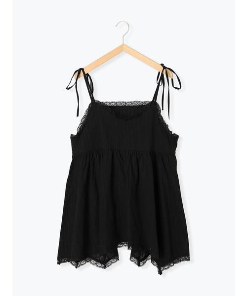 ehka sopo(エヘカソポ)の「前後2WAYイレヘムキャミチュニック(チュニック・レディース・オフホワイト/ブラック/キナリ・F)」の14枚目の写真