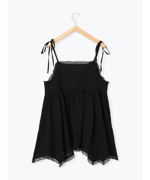 ehka sopo(エヘカソポ)の「前後2WAYイレヘムキャミチュニック(チュニック・レディース・オフホワイト/ブラック/キナリ・F)」の15枚目の写真