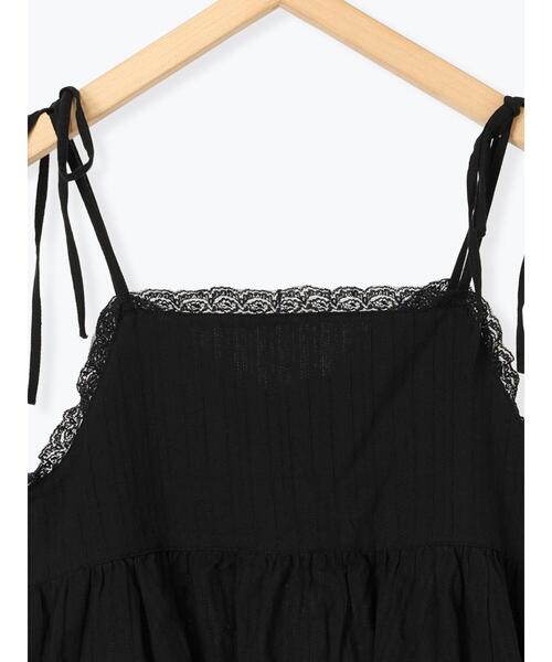 ehka sopo(エヘカソポ)の「前後2WAYイレヘムキャミチュニック(チュニック・レディース・オフホワイト/ブラック/キナリ・F)」の19枚目の写真