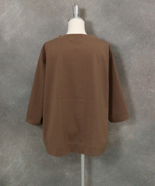 フロッキーロゴ七分袖プルオーバー（Tシャツ/カットソー