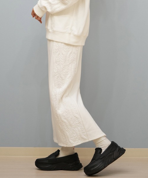 BILLABONG（ビラボン）の「BILLABONG/ビラボン スカート スウェット BF014-611（スカート・レディース・スミクロ/ホワイト・L/M）」の4枚目の写真