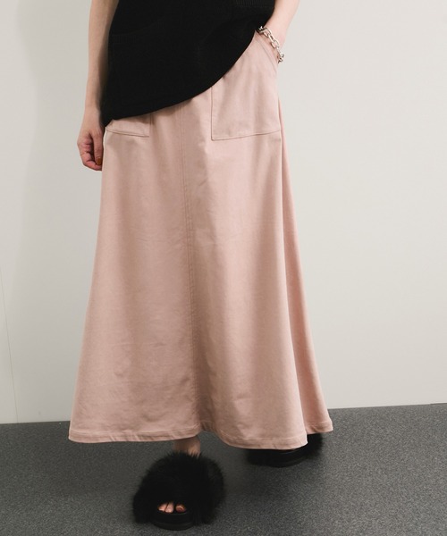 新品タグ付 PS Paul Smith フェイクスエードスカート 42 L セットアップ対応】フェイクスウェードライクポケットスカート 【公式