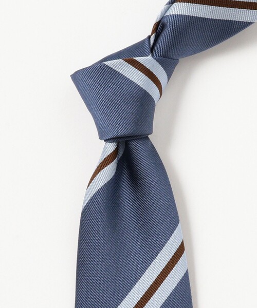 Seaward & Stearn / シルク ストライプ ネクタイ