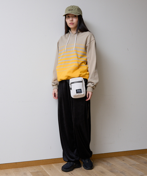 Barbarian(バーバリアン)の「【BARBARIAN/バーバリアン】 12ozHEAVY WEIGHTパーカー/ボーダー/ユニセックス【WEB限定】(パーカー・メンズ・ブラウン系その他/ブラック系その他/ベージュ系その他・S/M/L/XL)」の14枚目の写真