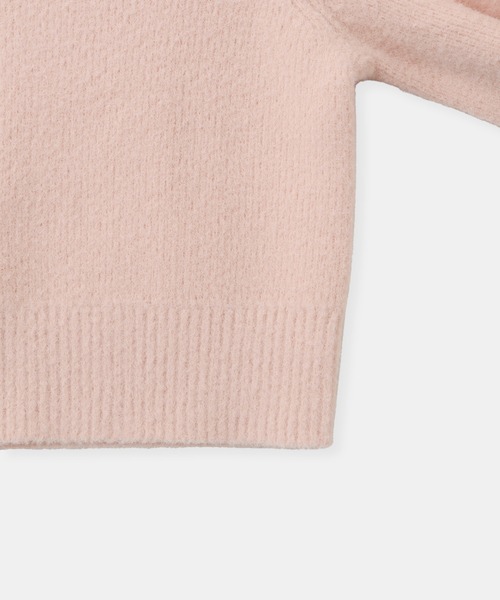 ROPE' PICNIC(ロペピクニック)の「【KIDS/キッズ】スフレニットシリーズ リボンニットプルオーバー/イージーケア・リンクコーデ(ニット/セーター・キッズ・グリーン系その他/キナリ/ピンク系その他2・S/M/L)」の8枚目の写真