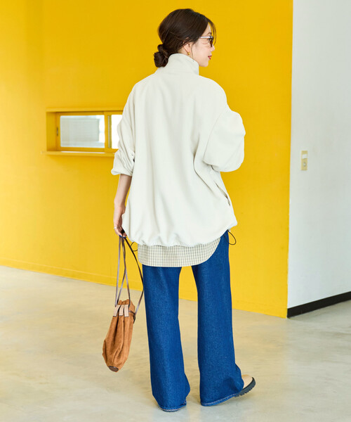 KELTY（ケルティ）の「【SHIPS別注】KELTY: リバーシブル ビッグシルエット キルト ブルゾン（ブルゾン）」 - WEAR SHIPS✖️KELTY フリースプルオーバー