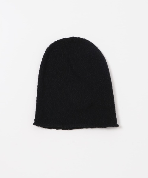 KBF（ケイビーエフ）の「イージーニットビーニー（ニットキャップ/ビーニー・レディース・ブラック/アイボリー・ONE）」の9枚目の写真