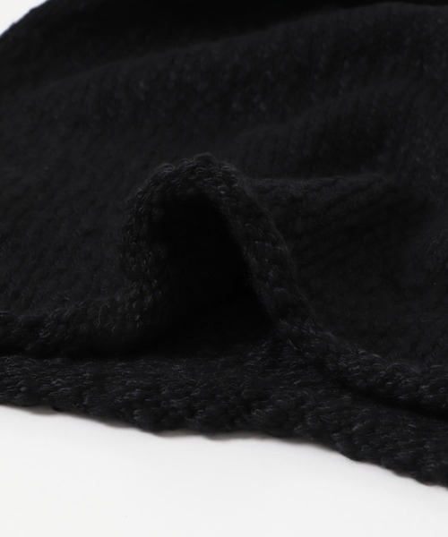 KBF（ケイビーエフ）の「イージーニットビーニー（ニットキャップ/ビーニー・レディース・ブラック/アイボリー・ONE）」の10枚目の写真