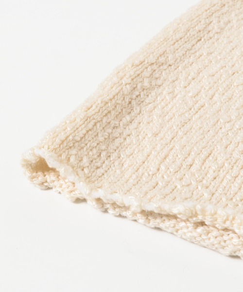 KBF（ケイビーエフ）の「イージーニットビーニー（ニットキャップ/ビーニー・レディース・ブラック/アイボリー・ONE）」の11枚目の写真