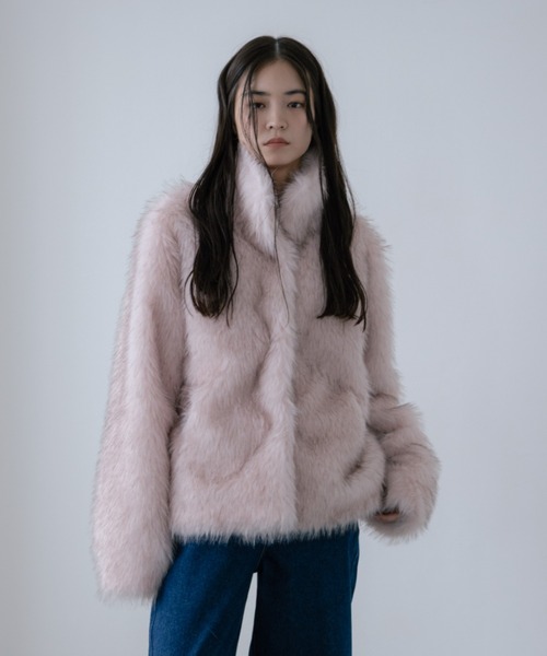 haek ファーコート color fur coat/カラーファーコート（その他アウター）｜haek（ハク