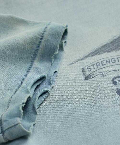 RRL ディストレスト ジャージー グラフィック Tシャツ ディストレスト ジャージー グラフィック Tシャツ（Tシャツ/カットソー