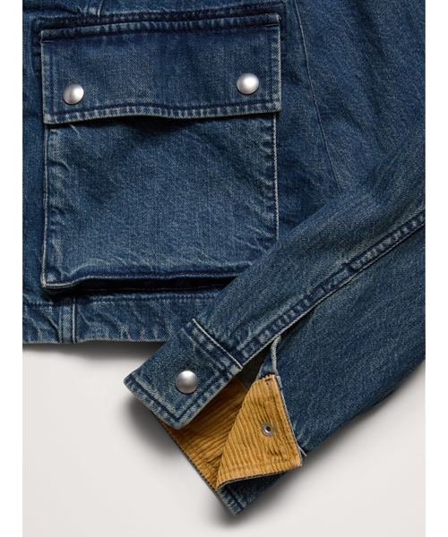 Banana Republic（バナナリパブリック）の「デニム トラピーズジャケット（デニムジャケット・レディース・インディゴブルー・L/XS/M/S）」の9枚目の写真