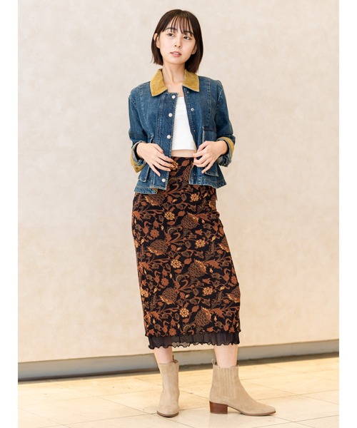 Banana Republic（バナナリパブリック）の「デニム トラピーズジャケット（デニムジャケット・レディース・インディゴブルー・L/XS/M/S）」の5枚目の写真