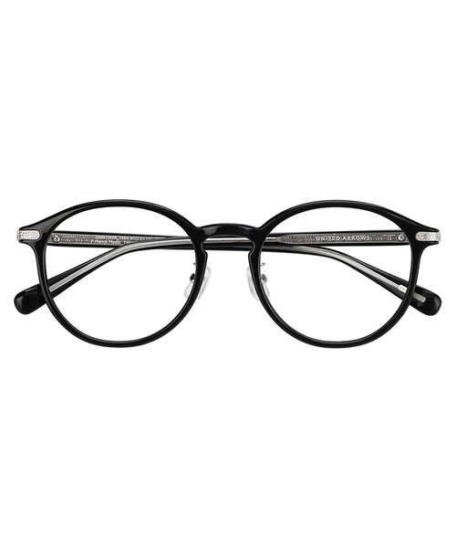 UNITED ARROWS（ユナイテッドアローズ）の「Zoff｜UNITED ARROWS｜ボストン型 メガネ [Casual] 伊達メガネ 度付き[レンズ交換券付き]ユニセックス  ユナイテッドアローズ（メガネ・レディース・ブラック/ピンク/ブラウン系その他5・FREE）」の4枚目の写真