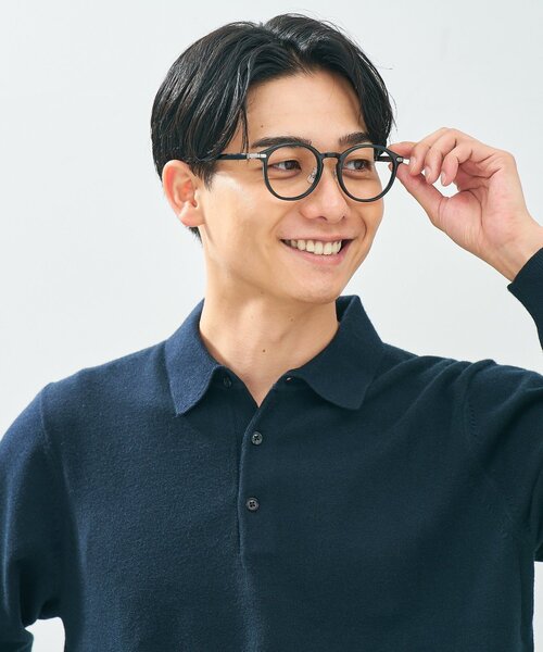 UNITED ARROWS（ユナイテッドアローズ）の「Zoff｜UNITED ARROWS｜ボストン型 メガネ [Casual] 伊達メガネ 度付き[レンズ交換券付き]ユニセックス  ユナイテッドアローズ（メガネ・レディース・ブラック/ピンク/ブラウン系その他5・FREE）」の13枚目の写真