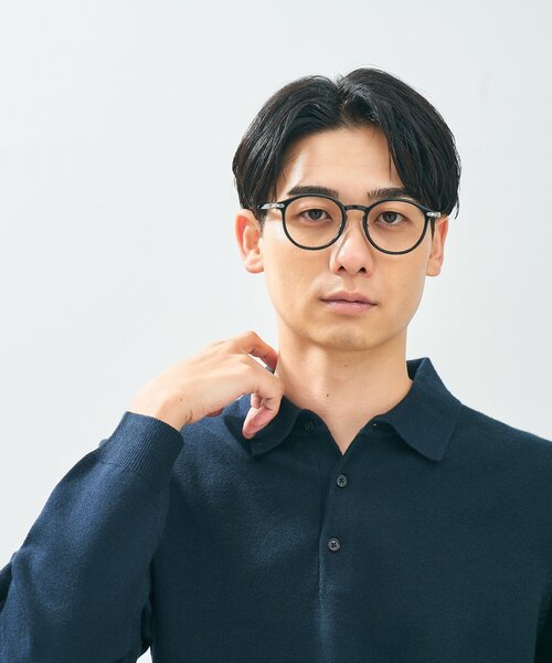 UNITED ARROWS（ユナイテッドアローズ）の「Zoff｜UNITED ARROWS｜ボストン型 メガネ [Casual] 伊達メガネ 度付き[レンズ交換券付き]ユニセックス  ユナイテッドアローズ（メガネ・レディース・ブラック/ピンク/ブラウン系その他5・FREE）」の14枚目の写真