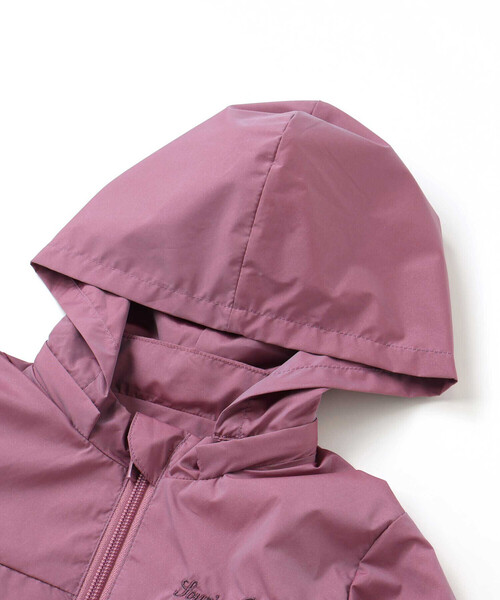 シャイニータフタバックフリルフードブルゾン