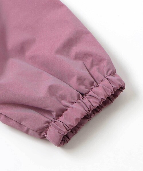 シャイニータフタバックフリルフードブルゾン