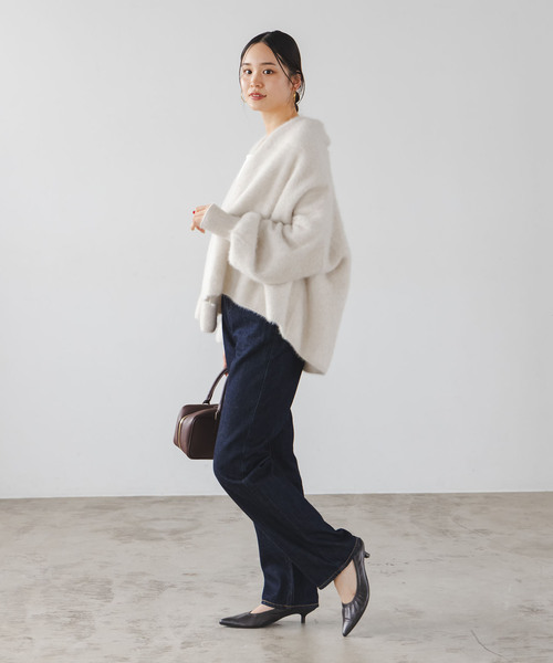 NEEDBY heritage（ニードバイヘリテージ）の「《NOBLE別注》NEED by heritage/ニードバイヘリテージ  LINDY（デニムパンツ・レディース・ネイビー/ブルー・23/24/25/26）」の21枚目の写真