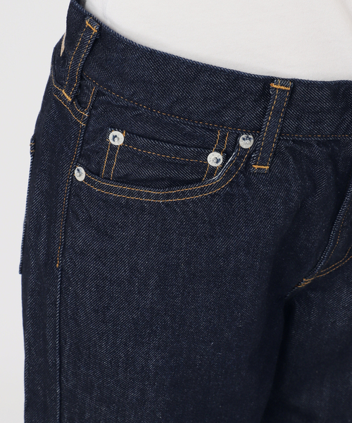 NEEDBY heritage（ニードバイヘリテージ）の「《NOBLE別注》NEED by heritage/ニードバイヘリテージ  LINDY（デニムパンツ・レディース・ネイビー/ブルー・23/24/25/26）」の3枚目の写真