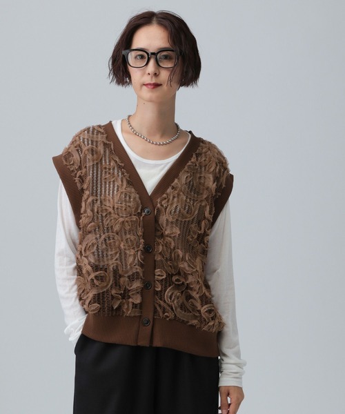 ニュアンス柄ベスト 582461（ベスト）｜LEPSIM（レプシィム）の