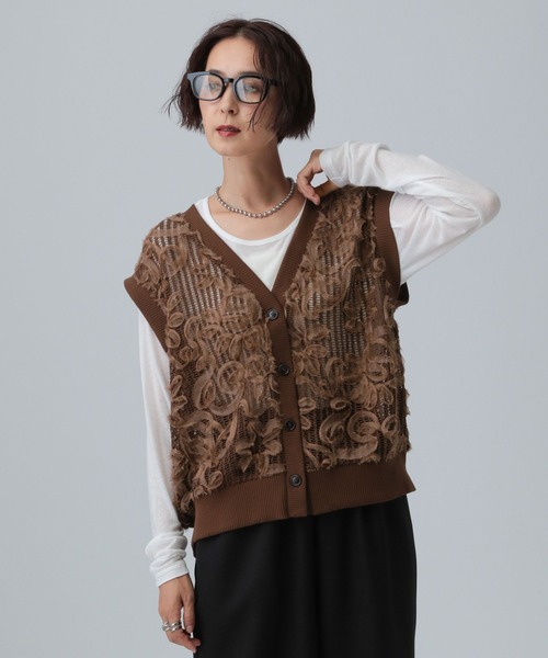 セール】ニュアンス柄ベスト 582461（ベスト）｜LEPSIM（レプシィム