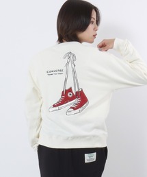 CONVERSE(コンバース)スニーカーシューズグラフィック バックプリントスウェットトレーナー レディース