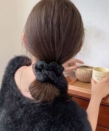 Mayree（メイリー）の「【urge select】ドット×オーガンジー フェミニン シュシュ（シュシュ）」