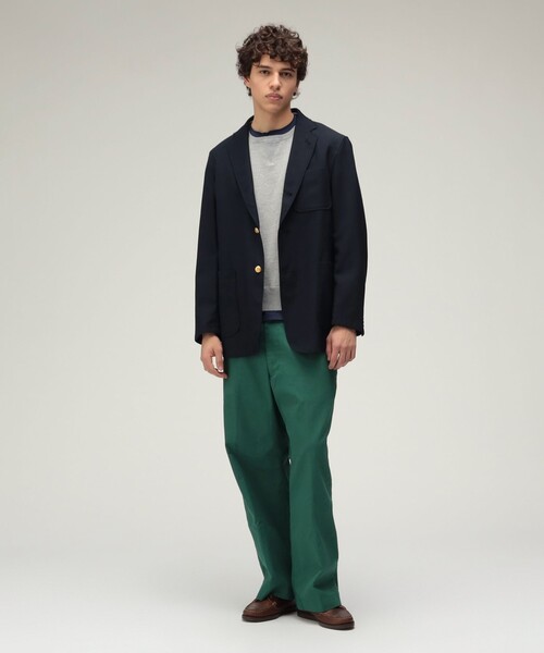 BEAMS PLUS（ビームスプラス）の「3B Comfort Blazer Uniform Serge（テーラードジャケット・メンズ・ネイビー・SMALL/MEDIUM/LARGE/X-LARGE）」の3枚目の写真