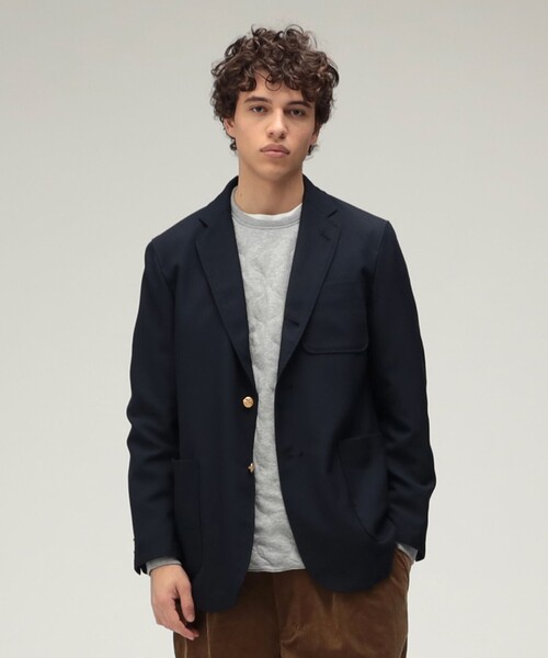 BEAMS PLUS（ビームスプラス）の「3B Comfort Blazer Uniform Serge（テーラードジャケット・メンズ・ネイビー・SMALL/MEDIUM/LARGE/X-LARGE）」の5枚目の写真