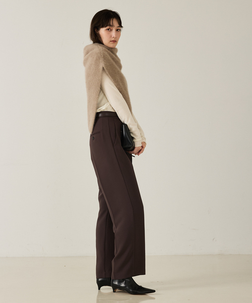 qualite（カリテ）の「フォックスカシミアスヌード/レイヤード/秋服/冬服（その他トップス・レディース・ライトベージュ/モカ・フリー）」の5枚目の写真