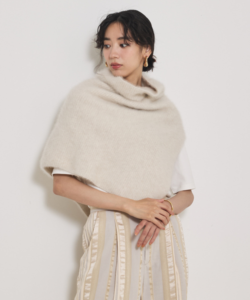 qualite（カリテ）の「フォックスカシミアスヌード/レイヤード/秋服/冬服（その他トップス・レディース・ライトベージュ/モカ・フリー）」の11枚目の写真