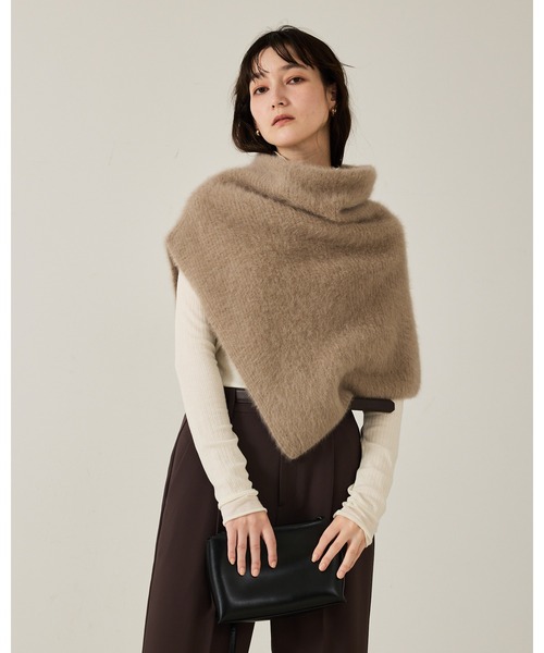 qualite（カリテ）の「フォックスカシミアスヌード/レイヤード/秋服/冬服（その他トップス・レディース・ライトベージュ/モカ・フリー）」の19枚目の写真