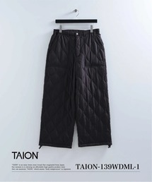 【TAION(タイオン)】〈ユニセックス〉ミリタリー ワイドダウンパンツ
