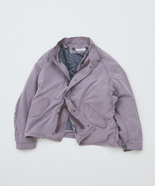 JOURNAL STANDARD(ジャーナルスタンダード)の「M65 ショート モッズ ガーメントダイ / ライナー付き(ミリタリージャケット・メンズ・チャコールグレー/ブラック/パープル/カーキ・SMALL/MEDIUM/LARGE)」の11枚目の写真