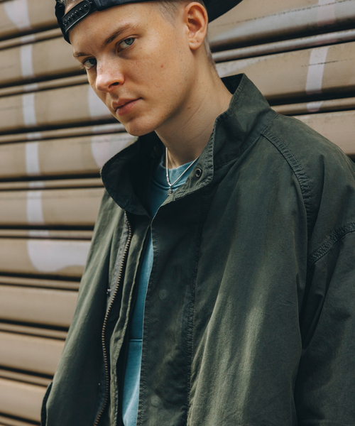 JOURNAL STANDARD(ジャーナルスタンダード)の「M65 ショート モッズ ガーメントダイ / ライナー付き(ミリタリージャケット・メンズ・チャコールグレー/ブラック/パープル/カーキ・SMALL/MEDIUM/LARGE)」の18枚目の写真