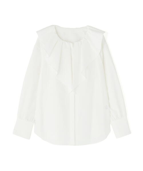 NATURAL BEAUTY BASIC(ナチュラルビューティーベーシック)の「◇【Oggi掲載】デザインラッフルブラウス(シャツ/ブラウス・レディース・ブラック/ベージュ/オフホワイト・FREE)」の11枚目の写真
