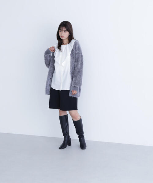NATURAL BEAUTY BASIC(ナチュラルビューティーベーシック)の「◇【Oggi掲載】デザインラッフルブラウス(シャツ/ブラウス・レディース・ブラック/ベージュ/オフホワイト・FREE)」の18枚目の写真