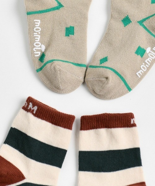 moimoln(モイモルン)の「【3点セット】エムエムソックス(ソックス/靴下・キッズ・カーキ・10cm/16.0cm/14.0cm/12cm)」の3枚目の写真