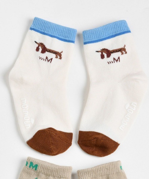 moimoln(モイモルン)の「【3点セット】エムエムソックス(ソックス/靴下・キッズ・カーキ・10cm/16.0cm/14.0cm/12cm)」の4枚目の写真