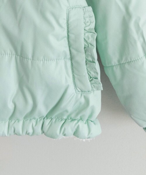 BRANSHES（ブランシェス）の「【マシンウォッシャブル/リバーシブル】中綿×ボアアウター（ブルゾン・キッズ・サックスブルー/ピンク・90cm/100cm/110cm/120cm/130cm/140cm/150cm）」の15枚目の写真